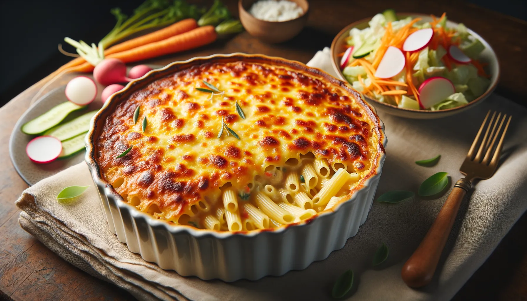 Bild på Italiensk pastagratäng, råkost